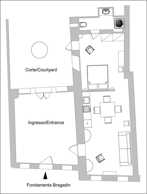 Appartamento Corte Bragadin Venice Luaran gambar